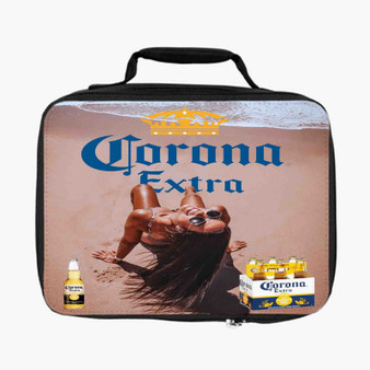 Corona Extra Beer Poster Girl Lunch Bag Fully Lined and Insulated