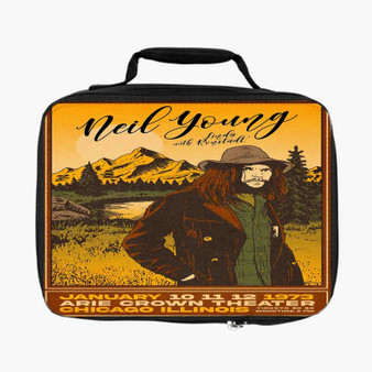 Neil Young Chicago 1973 Lunch Bag Fully Lined and Insulated