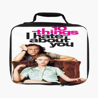10 Things I Hate About You Poster Lunch Bag Fully Lined and Insulated