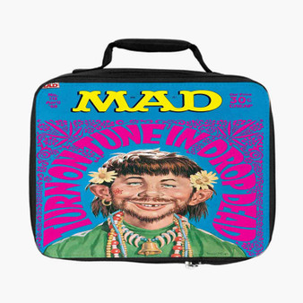 Alfred E Neuman Turn On Tune In Drop Dead Lunch Bag Fully Lined and Insulated