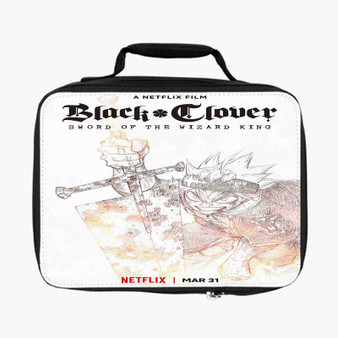 Black Clover Sword of The Wizard King Lunch Bag Fully Lined and Insulated