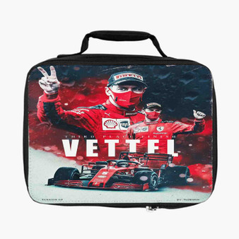 Sebastian Vettel F1 Ferrari Lunch Bag Fully Lined and Insulated