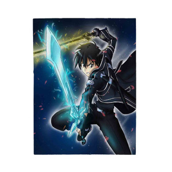 Kirito Sword Art Online Polyester Bedroom Velveteen Plush Blanket