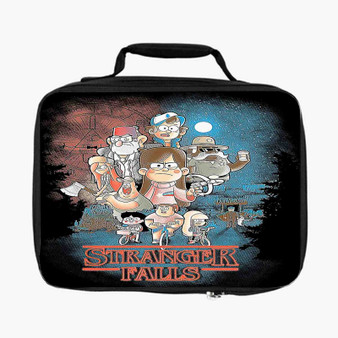 Stranger Falls Gravity Falls Lunch Bag Fully Lined and Insulated