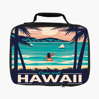 Visit Hawaii Lunch Bag Fully Lined and Insulated