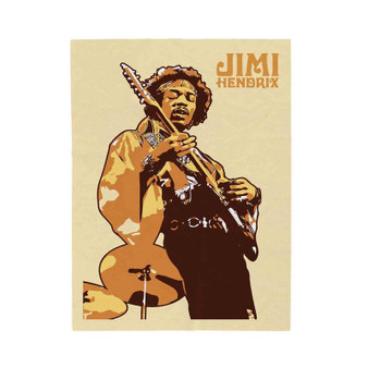 Jimi Hendrix Polyester Bedroom Velveteen Plush Blanket
