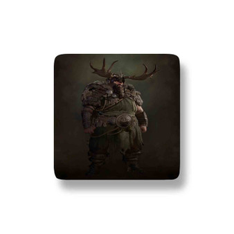 Druid Diablo IV Porcelain Magnet Square