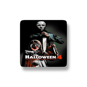 Halloween 4 Porcelain Magnet Square