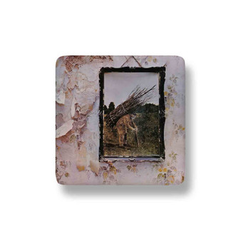 Led Zeppelin IV 1971 Porcelain Magnet Square