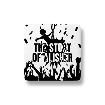 Oxxxymiron THE STORY OF ALISHER Porcelain Magnet Square