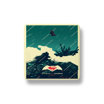 Batman V Superman Porcelain Magnet Square