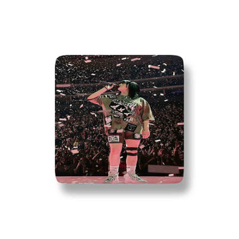 Billie Eilish Concert Porcelain Magnet Square