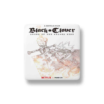 Black Clover Sword of The Wizard King Porcelain Magnet Square