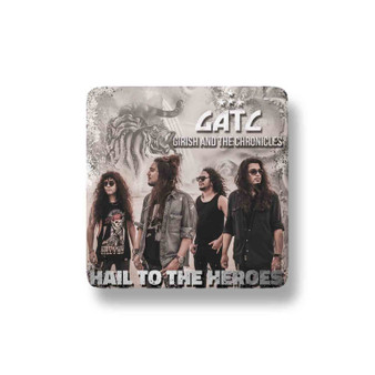 Girish And The Chronicles Hail to the Heroes Porcelain Magnet Square