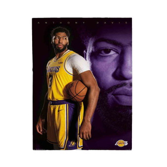 Anthony Davis LA Lakers Polyester Bedroom Velveteen Plush Blanket