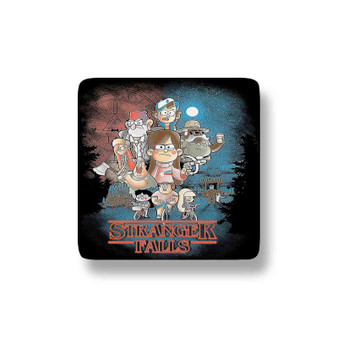 Stranger Falls Gravity Falls Porcelain Magnet Square