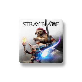 Stray Blade Porcelain Magnet Square