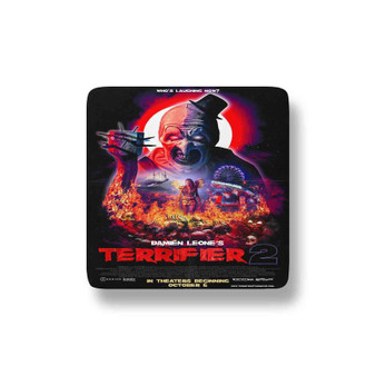 Terrifier 2 Movie Porcelain Magnet Square