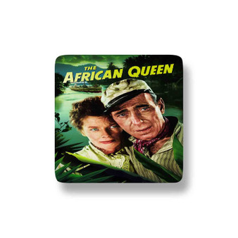 The African Queen Porcelain Magnet Square