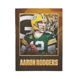 Aaron Rodgers Green Bay Packers Polyester Bedroom Velveteen Plush Blanket