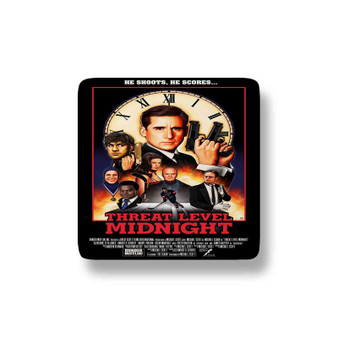 Threat Level Midnight Porcelain Magnet Square