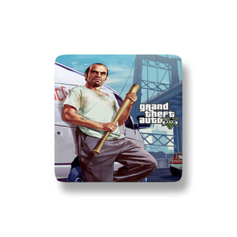 Trevor Philips Grand Theft Auto V Porcelain Magnet Square