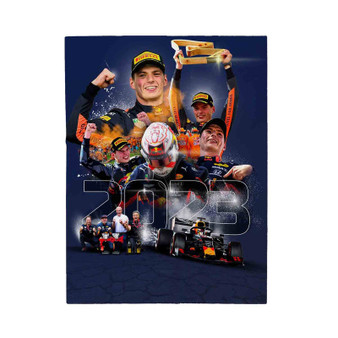 Max Verstappen Champion Polyester Bedroom Velveteen Plush Blanket