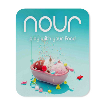Nour Play With Your Food Rectangle Gaming Mouse Pad