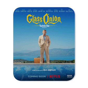 Glass Onion A Knives Out Mystery Rectangle Gaming Mouse Pad