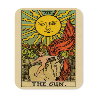 The Sun Tarot Card Rectangle Gaming Mouse Pad