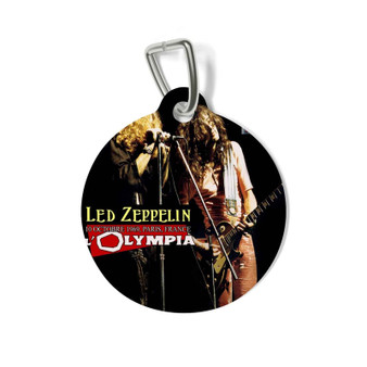 Led Zeppelin Live At The Olympia Round Pet Tag Coated Solid Metal