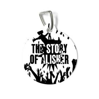 Oxxxymiron THE STORY OF ALISHER Round Pet Tag Coated Solid Metal