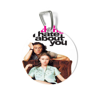 10 Things I Hate About You Poster Round Pet Tag Coated Solid Metal