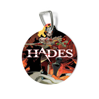 Hades Round Pet Tag Coated Solid Metal