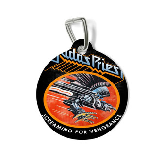 Judas Priest Screaming For Vengeance Round Pet Tag Coated Solid Metal