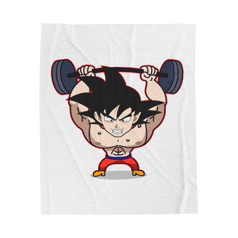 Son Goku Gym Training Polyester Bedroom Velveteen Plush Blanket