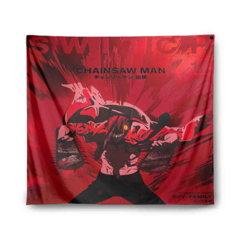 Chainsaw Man Movie Indoor Wall Polyester Tapestries