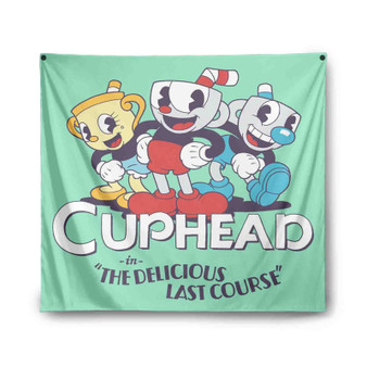 Cuphead The Delicious Last Course Indoor Wall Polyester Tapestries