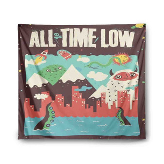 All Time Low Band Indoor Wall Polyester Tapestries