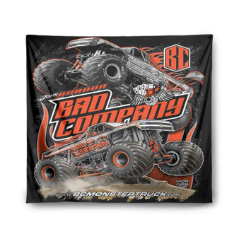 Bad Company Monster Truck Indoor Wall Polyester Tapestries