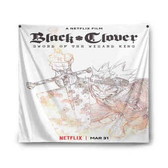 Black Clover Sword of The Wizard King Indoor Wall Polyester Tapestries