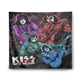 Kiss End Of The Road Indoor Wall Polyester Tapestries