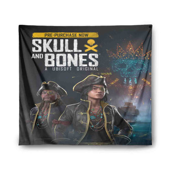 Skull and Bones Video Game Indoor Wall Polyester Tapestries