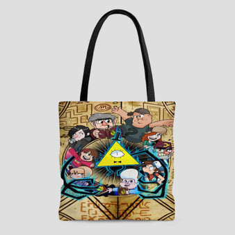 Gravity Falls Bill Cipher And Friends Polyester Tote Bag AOP