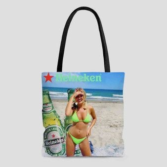 Heineken Beer Poster Polyester Tote Bag AOP