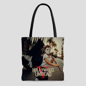 Hollywood Undead V Polyester Tote Bag AOP