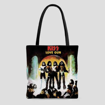 Kiss Love Gun 1977 Polyester Tote Bag AOP