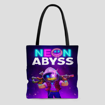 Neon Abyss Polyester Tote Bag AOP