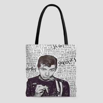 Alex Turner Quote Lyrics Polyester Tote Bag AOP