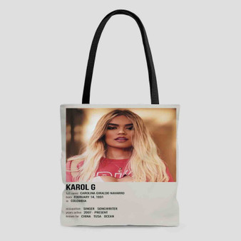 Karol G Poster Polyester Tote Bag AOP